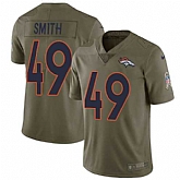 Nike Broncos 49 Dennis Smith Olive Salute To Service Limited Jersey Dzhi,baseball caps,new era cap wholesale,wholesale hats